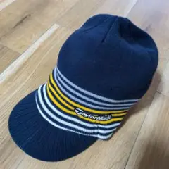 Taylor made テーラーメイド　キャップ　ニット帽　冬用　ネイビー