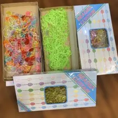 レトロカラフルビーズカーテンセット6個まとめ売り