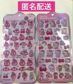 サンリオ ボンボンドロップシールちゅるきら2種セット ハローキティ マイメロディのサムネイル