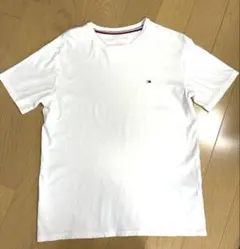 TOMMY HILFIGERトミーヒルフィガー半袖Tシャツホワイト •S