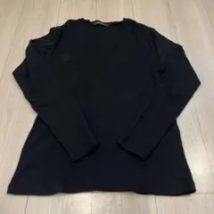COMME CA MEN ブラック長袖シャツ