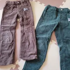 ベベ　コーデュロイパンツ　2枚セット