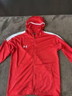 Under Armour 赤 フード付きジャケット L