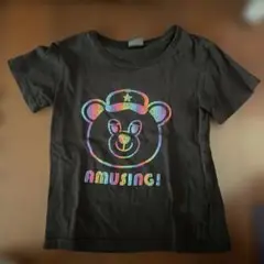 AHAP 黒 Tシャツ 120サイズ クマ
