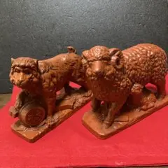 狛犬 置物 銘入り - メルカリ