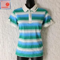 C3 Women M パラディーゾ 緑 半袖プルオーバー