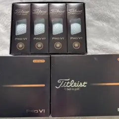 2025 TITLEISTタイトリストPROV1 プロV1 ダブルナンバー8箱