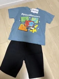 ポケットモンスター パジャマ　ルームウェア　Tシャツとショートパンツ 120cm