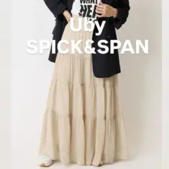 6【美品】SPICK & SPAN ドットティアードスカート