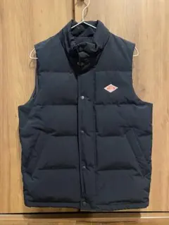 DANTON ブラック キルティングダウンベスト 34 DANTON ブラック キルティングダウンベスト 34 ダントンベストの