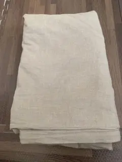 ベージュ 掛け布団カバー　無印良品