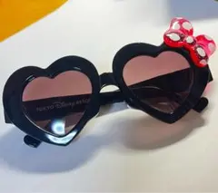 東京ディズニーリゾート ハート型サングラス ミニーマウスリボン付き