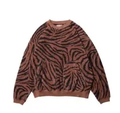 EVISEN エビセン ZEBRA FLEECE CREW SWEATSHIRTのサムネイル