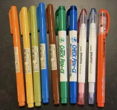 サインペン　蛍光ペン　10本セットのサムネイル