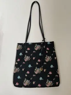 DRESKIT 花柄刺繍 トートバッグ