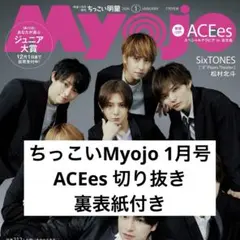 ちっこい Myojo 1月号 ACEes 切り抜き 裏表紙付き