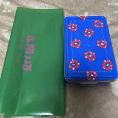 新品未開封　即日発送　マイドオオキニ 青色缶 ミャクミャク柄