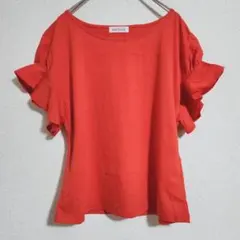 【element of SIMPLE LIFE】（M）ティアードフリルシャツ