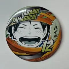 ハイキュー　山口忠　缶バッジ　ファンパーク
