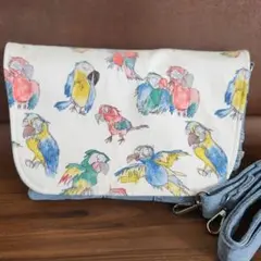 ショルダーバッグ　デニムリメイク