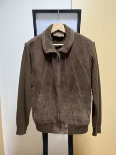 70s〜 スエード トラッカージャケット vintage ブラウン レザー