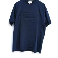美品✨️LACOSTE Tシャツ エンボスロゴ ネイビー L