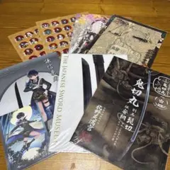 刀剣乱舞 クリアファイル 묶음 판매 7点セット 髭切 本丸博