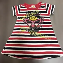 HYSTERIC MINI ボーダー ワンピース 80cmのサムネイル