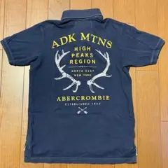 Abercrombie アバクロ ポロシャツ ネイビー 希少デザイン