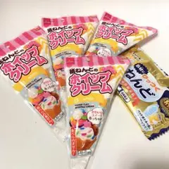 【未使用】紙ねんどホイップ4個　 ひっつく粘土1個セット