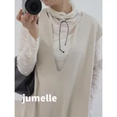 【新品タグ付】jumelle ジュメロ　シアーハイネックトップ　F