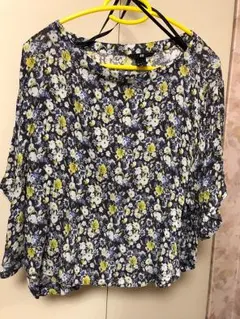 花柄 ブラウス H&M