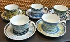 【土日限定お値下げ中】花柄ティーカップとソーサーセット