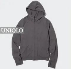 UNIQLO UVカットメッシュパーカー　Sサイズ　ダークグレー