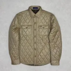 ベージュ キルティングジャケット