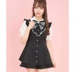 Secret honey シークレットハニー セットアップ 半袖 黒