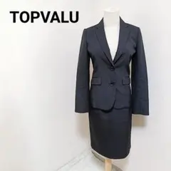 トップバリュ スーツセットアップ テーラードジャケット タイトスカート 黒色 7