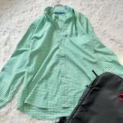 【極美品】ポロラルフローレン シャツ ホース刺繍 現行QRタグ XL相当 春夏