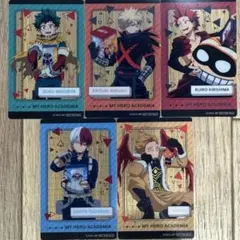 ヒロアカ　バンダイナムコ　クリアイラストシート　ノーマル全種