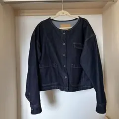 【新品】ボンルシール ノーカラーデニムジャケット