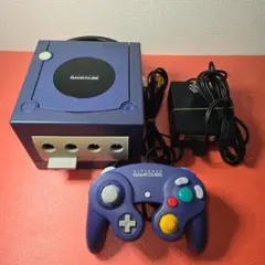 【動作確認済み】　ゲームキューブ本体　バイオレット　一式セット　GAMECUBE
