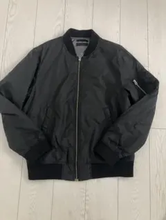 H&M ブラック MA-1ジャケットＬサイズ