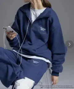 Reebok × CIAOPANICTYPY ハーフジップスウェット