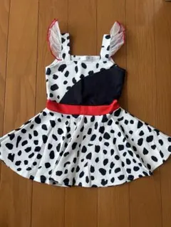 ハロウィン 子供服 ダルメシアン クルエラ