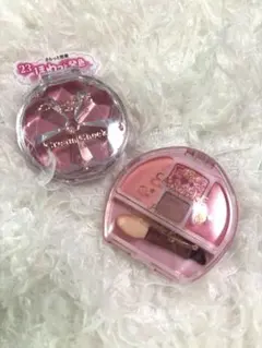 キャンメイク コスメ2点セット キューピッドピンク プランぷくコーデアイズ04