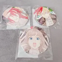 死にプロ くじ 缶バッジ 3個セット オリアナ ヴィンセント ミゲル