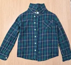 チェック柄長袖シャツ サイズ140