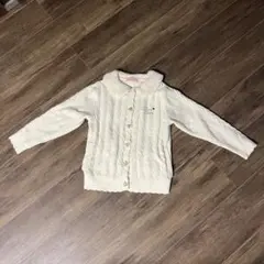 Mezzo Piano（メゾピアノ）ファーカラーカーディガン　Mサイズ