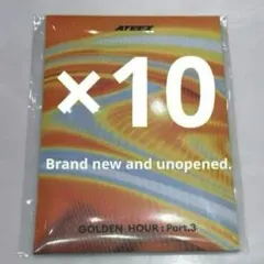 ATEEZ GoldenHour Part.3 poca 10枚 新品未開封