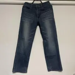 BIG JOHN ストレートデニムパンツ インディゴ